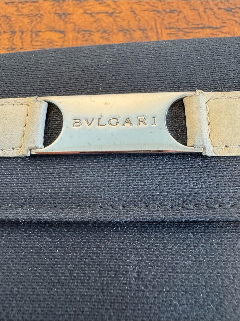 Bvlgari Vintage Black Canvas Compact Wallet with Box & Cards - Picture 4 of 10